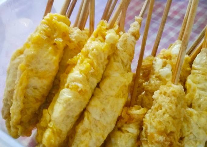 Sate telur gulung