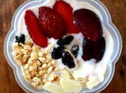 Gambar yogurt muesli