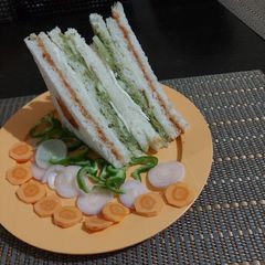 Tricolor sandwich A picture of Tricolor sandwich.