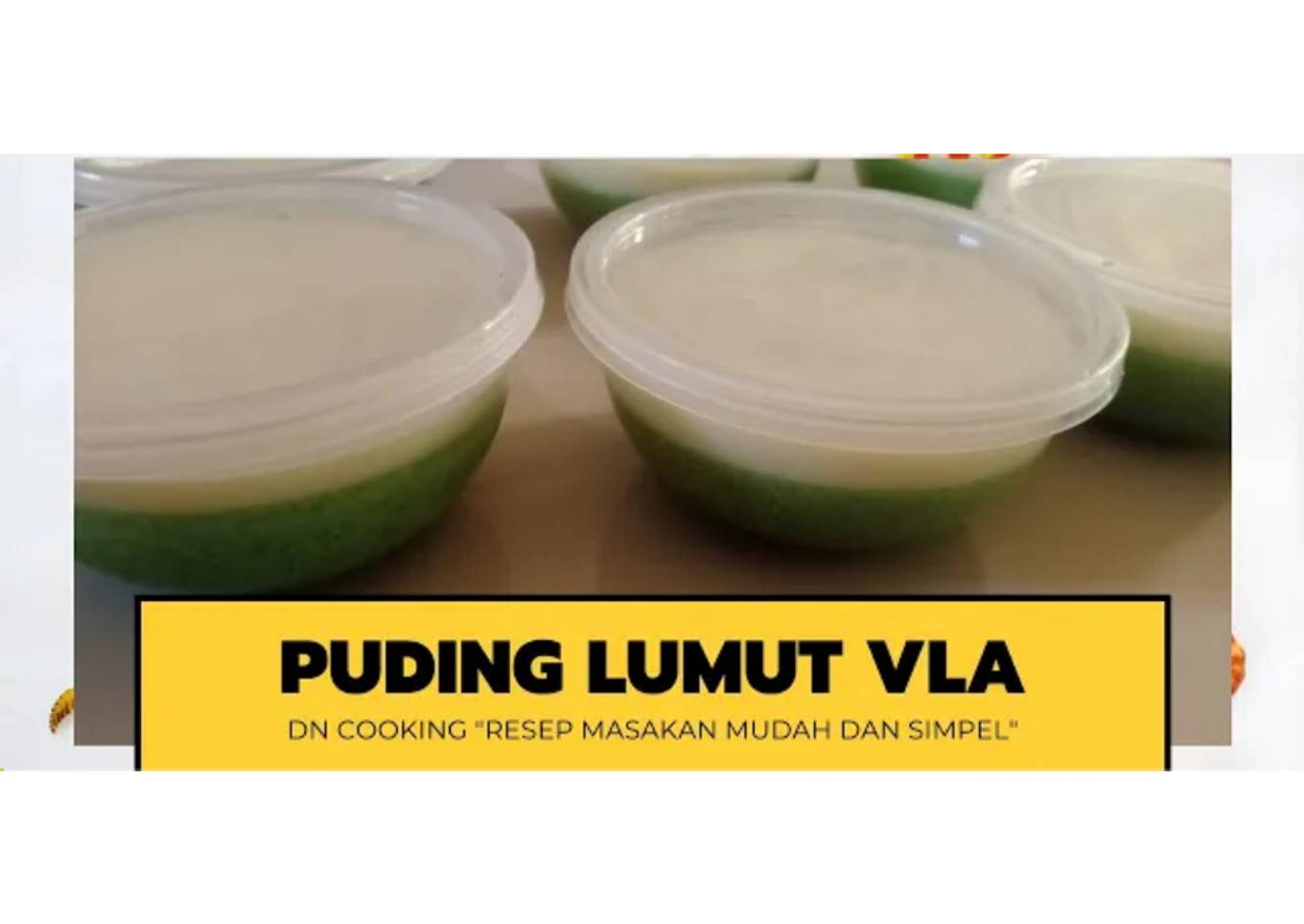 Puding lumut Vla