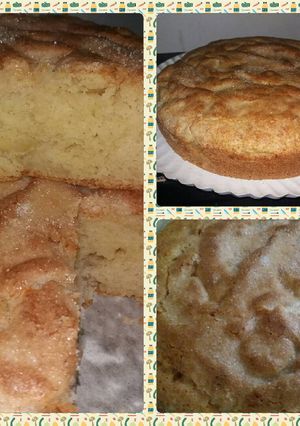 Una foto de Budín cremoso de manzana