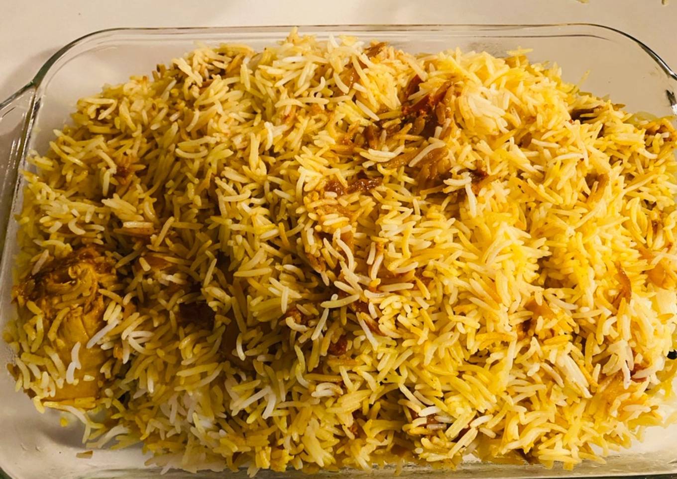 Chicken biryani or chicken rice