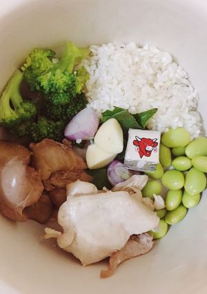 Foto resep MPASI Bayi 7 Bulan“Bubur Hati Ayam Brokoli”