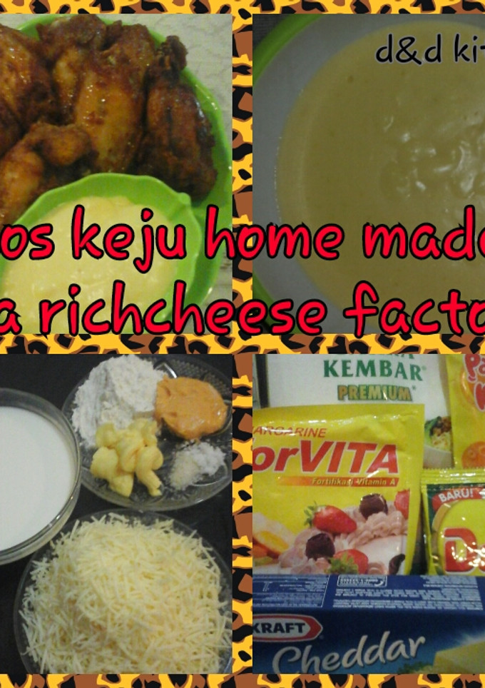 Foto resep Saos keju home made ala richcheese factory