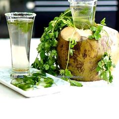 A picture of Coconut coriander cooler.