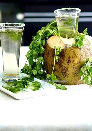 A picture of Coconut coriander cooler.