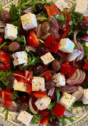 Une photo de Salade de fêta, roquette