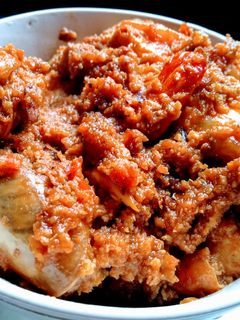 A picture of Chingri macher malai curry(prawn malai  curry).