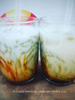 Foto resep Es Cendol Daun Suji