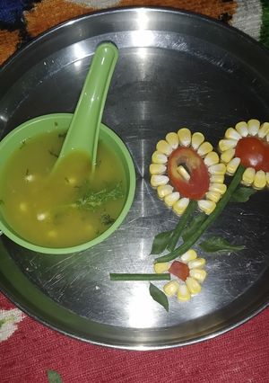 कॉर्न शेवगा सूप (corn shevga soup recipe in marathi) रेसिपी चे मुख्य फोटो