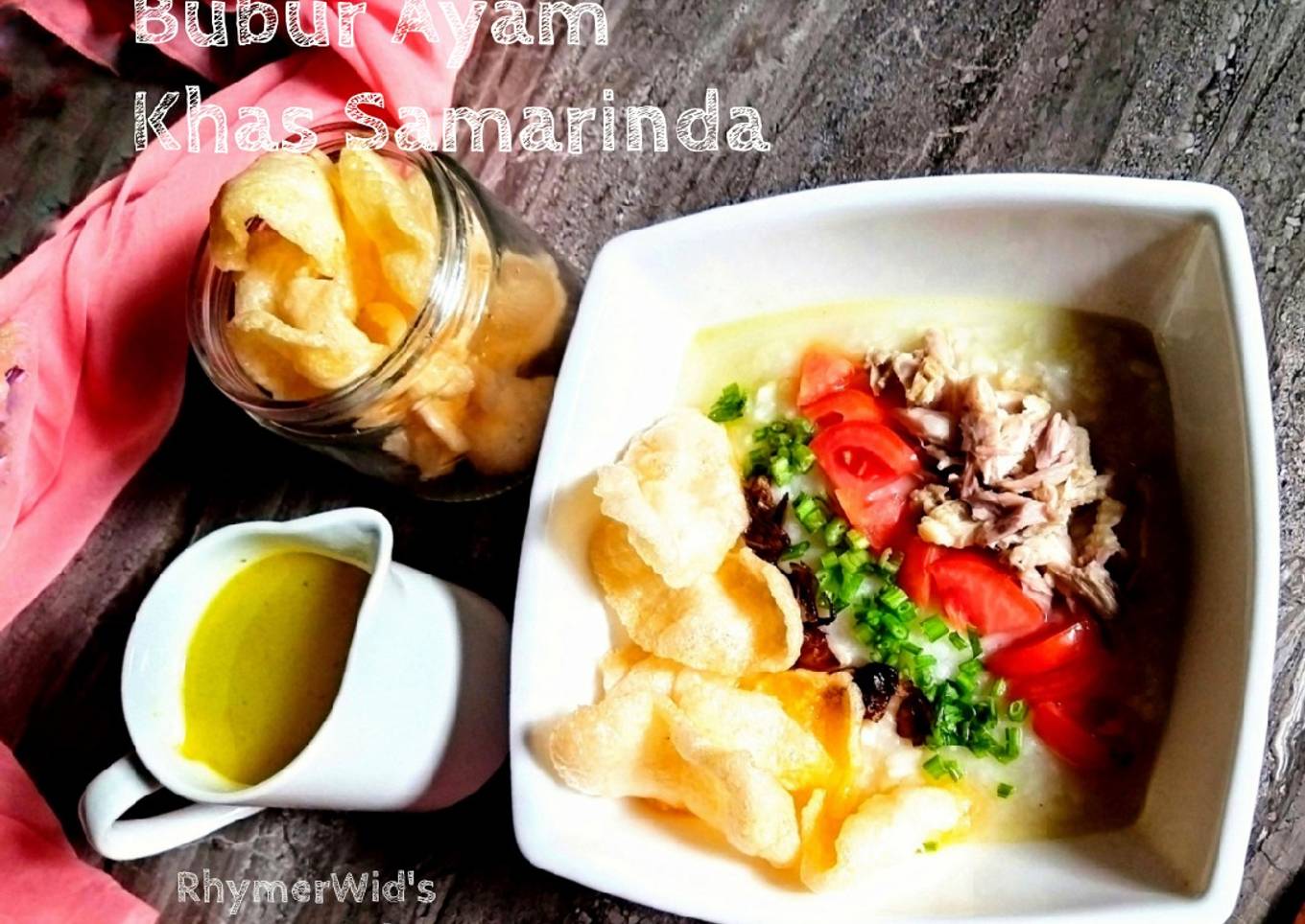 Bubur Ayam Khas Samarinda Lembut dan Segar