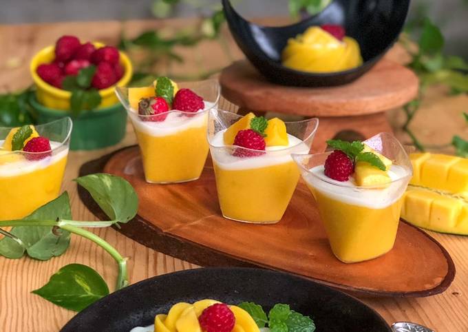 Mango Pudding with Vla