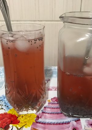 عکسی از دستور شربت توت فرنگی