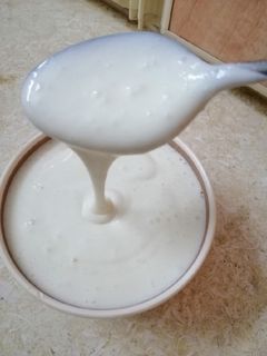 صورة لوصفة كريمة الطبخ المنزليه احلى والذ من الكريمه الجاهزه 🥛🍶