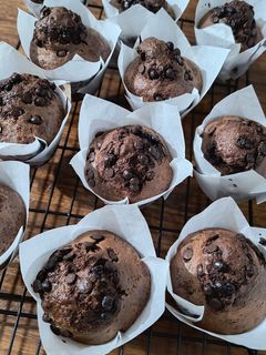 Una foto de Muffins chocolatosos