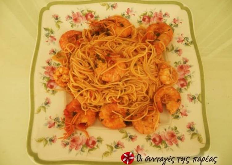 How to Prepare Ultimate Beloved shrimp pasta