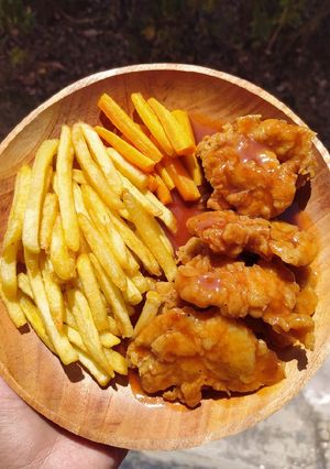 Foto resep Steak Ayam Crispy Saus Barbeque