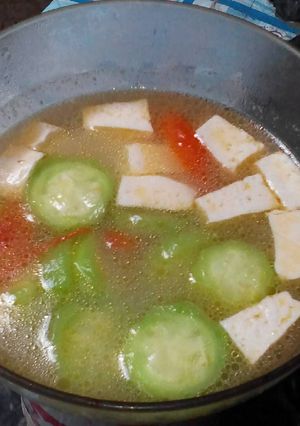 Foto resep Oyong tahu kuah
