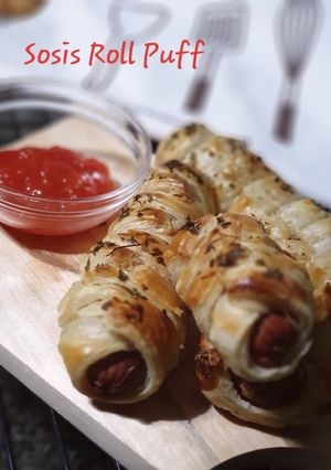 Foto resep Sosis Roll Puff