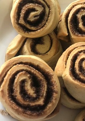 A picture of Cinnamon rolls.