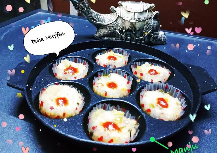 Recipe of Ultimate Poha Muffins