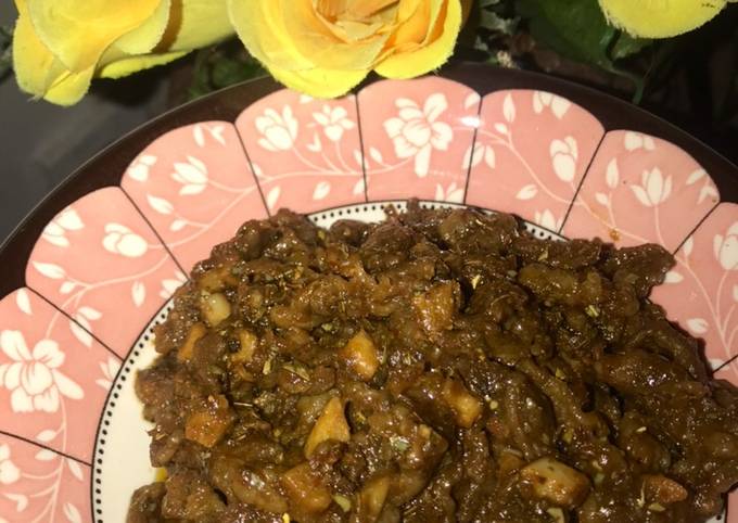 Langkah Mudah untuk Menyiapkan Slice Beef sensasi Bumbu Rujak 😋 Anti Gagal