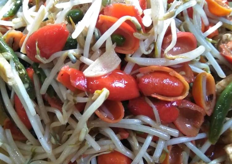 Osengan Kulit Melinjo Sauce tiram