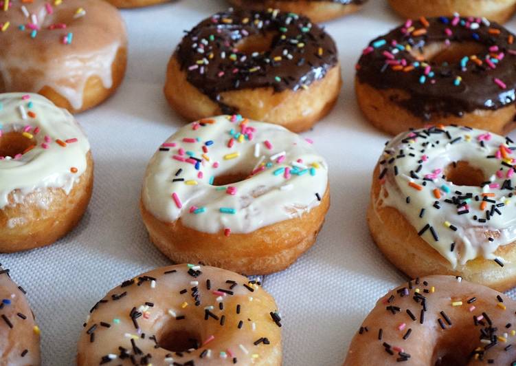 Донатс – американские пончики (Donuts), пошаговый рецепт на 3626 ккал, фото, ингредиенты - Людмила