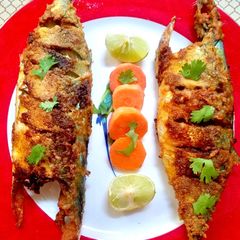 A picture of Stuffed Mackerel fry (bangda).