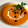 Vellutata di zucca con sidro di mele e gocce di aceto balsamico