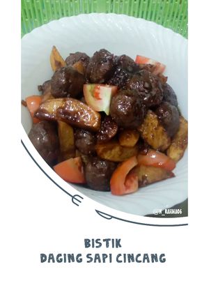 Foto resep Bistik Daging Sapi Cincang