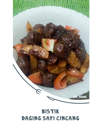 Cara Gampang Membuat Resep Bistik Daging Sapi Cincang Anti Ribet, Mantap