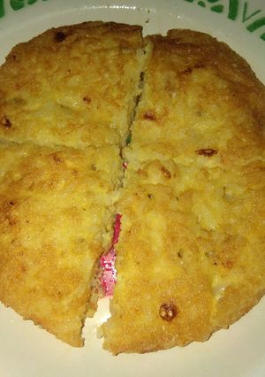 Foto resep Omelette nasi (MPASI 1+)