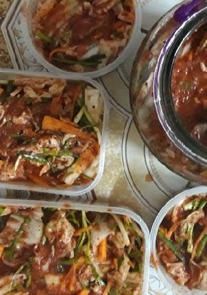 Hình của món Muối kim chi cải thảo hàn quốc.