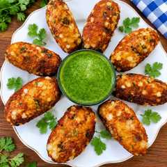Sabudana potato rolls (fasting friendly) -Sago Rolls-レシピのメイン写真