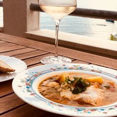 A picture of Hvarska Gregada (Croatian Fish Stew).