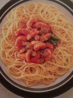 Una foto de Spaghetti con salsa de mariscos