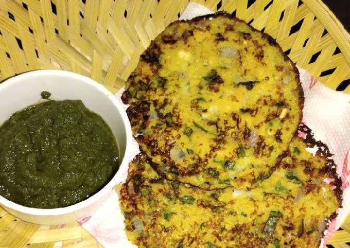 Simple Way to Prepare Jamie Oliver Chana dal pancakes