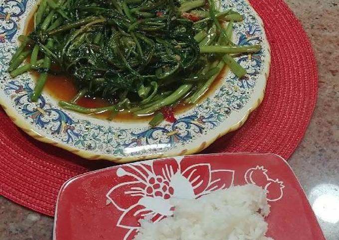 Simple Way to Prepare Favorite Pad boong (thai / chinese stir fry vegetables)