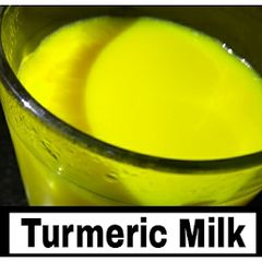 A picture of Turmeric Milk.