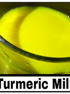A picture of Turmeric Milk.