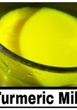 A picture of Turmeric Milk.