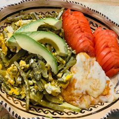 A picture of Cactus with Egg (Nopales con Huevo)10 #mommasrecipes.