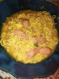 Seblak mie+sosis (bon cabe)