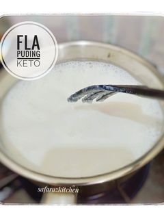 Foto resep Fla Puding Jelly Keto