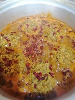 عکسی از دستور کوفته تبریزی