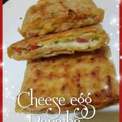 A picture of Cheesee paratha.