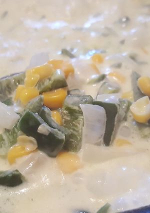Una foto de Rajitas con Crema y Elote