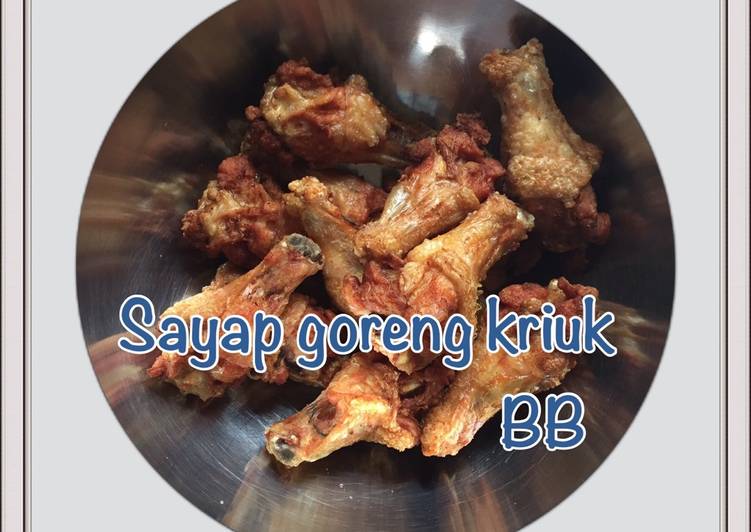 Sayap goreng super kriuk