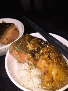 Foto resep Salmon panggang with teriyaki sauce